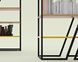 Дизайнерский Стеллаж в стиле Loft Design 180x40x180h Черный/Дерево ATL035 ATL035 фото 6