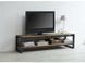 Дизайнерская тумба для телевизора в стиле Loft 160х40х45h Черный/Дерево ATL508 ATL508 фото