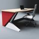 Дизайнерський Письмовий комп'ютерний стіл Loft Design 200x80x75h Чорний/Дерево ATL1158 ATL1158 фото