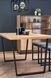 Дизайнерский Письменный компьютерный стол Loft Design 120x60x75h Черный/Дерево ATL349 ATL349 фото 11