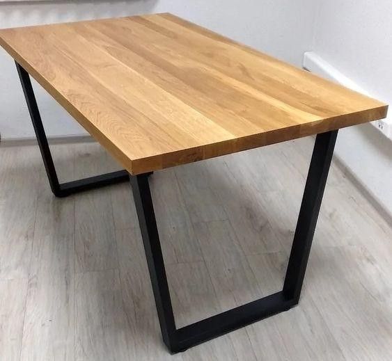Дизайнерский Письменный компьютерный стол Loft Design 120x60x75h Черный/Дерево ATL349 ATL349 фото
