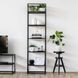 Дизайнерский Стеллаж в стиле Loft Design 400x30x200h Черный/Дерево ATL439 ATL439 фото 1