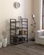 Дизайнерский Стеллаж в стиле Loft Design 80x40x120h Черный/Дерево ATL440 ATL440 фото