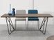 Дизайнерский Письменный компьютерный стол Loft Design 160x60x75h Черный/Дерево ATL495 ATL495 фото