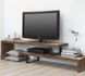 Дизайнерская тумба для телевизора в стиле Loft 160х40х50h Черный/Дерево ATL511 ATL511 фото