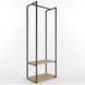 Дизайнерская Напольная вешалка в стиле Loft Design 60x40x180h Черный/Дерево ATL080 ATL080 фото 6
