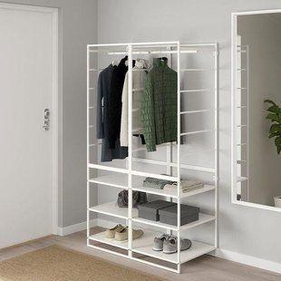 Дизайнерська Підлогова вішалка в стилі Loft Design 12x50x180h Білий/Дерево ATL396 ATL396 фото