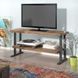 Дизайнерская тумба для телевизора в стиле Loft 100х40х60h Черный/Дерево ATL517 ATL517 фото
