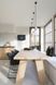 Дизайнерский Кухонный обеденный стол из натурального дерева Loft Design 220x80x75hh Бежевый / Дерево ATL1481 ATL1481 фото