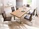 Дизайнерский Кухонный обеденный стол из натурального дерева Loft Design 200x80x75h Серый / Дерево ATL1484 ATL1484 фото 1