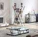 Дизайнерський Стелаж в стилі Loft Design 120x30x200h Чорний/Дерево ATL848 ATL848 фото 3