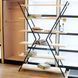 Дизайнерський Стелаж в стилі Loft Design 120x30x200h Чорний/Дерево ATL848 ATL848 фото 1