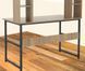 Дизайнерский Письменный компьютерный стол с полками Loft Design 120x60x150h Черный/Дерево ATL644 ATL644 фото 3