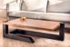 Дизайнерський журнальний стіл в стилі Loft 100x50x45h Чорний/Дерево ATL584 ATL584 фото 2