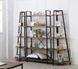 Дизайнерський Стелаж в стилі Loft Design 400x40x200h Чорний/Дерево ATL353 ATL353 фото 14