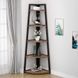 Дизайнерський Стелаж в стилі Loft Design 400x40x200h Чорний/Дерево ATL353 ATL353 фото 6