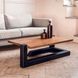 Дизайнерський журнальний стіл в стилі Loft 100x50x45h Чорний/Дерево ATL584 ATL584 фото 1