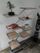 Дизайнерский Стеллаж в стиле Loft Design 80x35x160h Серый/Дерево ATL851 ATL851 фото 1