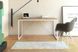Дизайнерский Письменный компьютерный стол Loft Design 120x60x75h Белый/Дерево ATL1530 ATL1530 фото