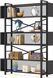 Дизайнерский Стеллаж в стиле Loft Design 150x30x180h Черный/Дерево ATL853 ATL853 фото 1