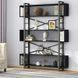 Дизайнерский Стеллаж в стиле Loft Design 150x30x180h Черный/Дерево ATL853 ATL853 фото 5
