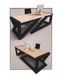 Дизайнерский Письменный компьютерный стол Loft Design 160x60x75h Черный/Дерево ATL484 ATL484 фото