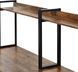 Дизайнерський Письмовий комп'ютерний стіл з полицями Loft Design 240x60x160h Чорний/Дерево ATL722 ATL722 фото 3