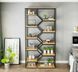 Дизайнерский Стеллаж в стиле Loft Design 100x30x220h Черный/Дерево ATL096 ATL096 фото 8