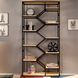 Дизайнерский Стеллаж в стиле Loft Design 100x30x220h Черный/Дерево ATL096 ATL096 фото 7