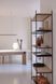 Дизайнерский Стеллаж в стиле Loft Design 100x40x200h Черный/Дерево ATL405 ATL405 фото 10