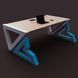 Дизайнерский Письменный компьютерный стол Loft Design 140x80x75h Белый/Дерево ATL1151 ATL1151 фото 1