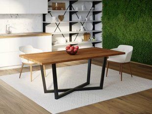 Дизайнерський Письмовий комп'ютерний стіл Loft Design 120x60x75h Білий/Дерево ATL953 ATL953 фото