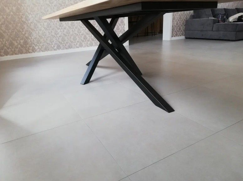 Дизайнерський Кухонний обідній стіл з натурального дерева Loft Design 220x80x75h Чорний / Дерево ATL794 ATL794 фото