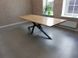 Дизайнерський Кухонний обідній стіл з натурального дерева Loft Design 220x80x75h Чорний / Дерево ATL794 ATL794 фото 4