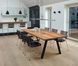 Дизайнерский Кухонный обеденный стол из натурального дерева Loft Design 240x80x75h Черный / Дерево ATL1131 ATL1131 фото 8