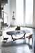 Дизайнерський Кухонний обідній стіл з натурального дерева Loft Design 160x60x75h Чорний / Дерево ATL1132 ATL1132 фото 8