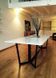 Дизайнерський Кухонний обідній стіл Loft Design 240x80x75h Чорний / Дерево ATL652 ATL652 фото