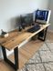 Дизайнерський Письмовий комп'ютерний стіл Loft Design 180x60x75h Чорний/Дерево ATL1191 ATL1191 фото